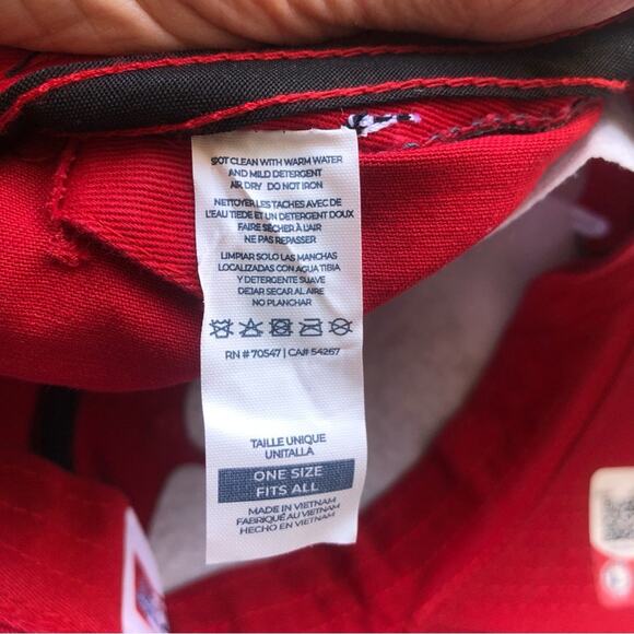 Fan Favorite NWT NCAA Ohio State University Buckeyes Red Adjustable Hat - Picture 14 of 14